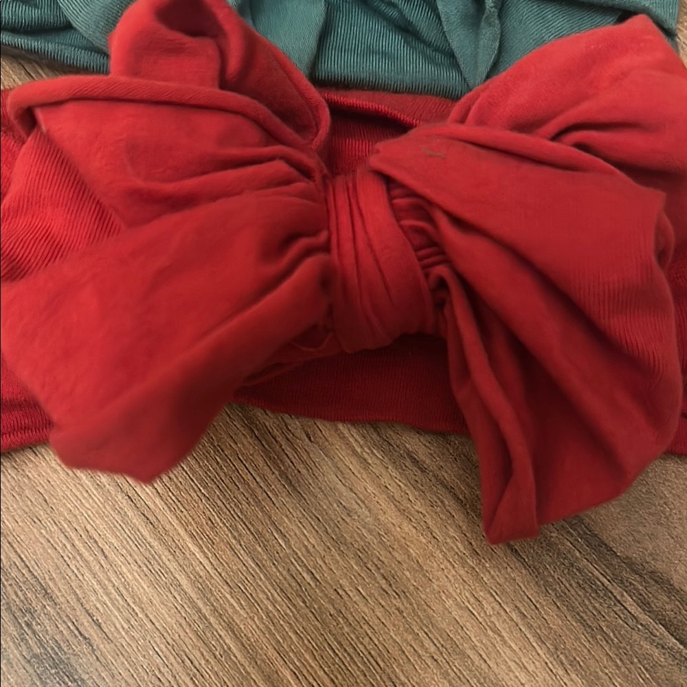 3 Rufflebutt Bow Headbands - Picture 2 of 4